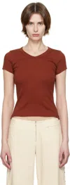 Flore Flore Red Jill Baby T-shirt In Syrah