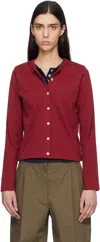 Flore Flore Red Poppy Cardigan In Red