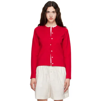 Flore Flore Red Poppy Cardigan
