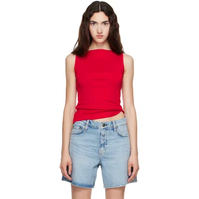 Flore Flore Red Timmi Tank Top