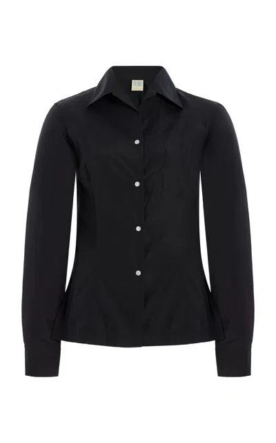 Flore Flore Rosie Cotton Shirt In Black