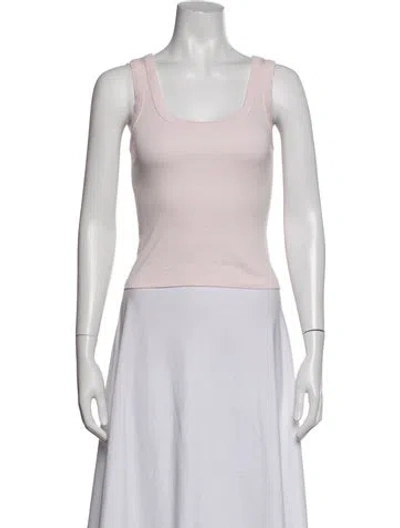 Pre-owned Flore Flore Scoop Neck Sleeveless Top In Grey