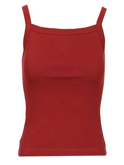 Flore Flore Slim Fit Top Tops Bordeaux In Red