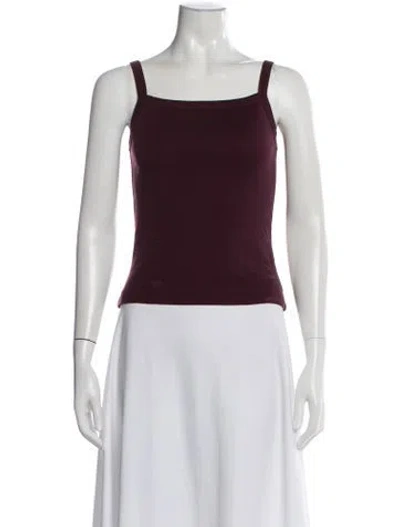 Pre-owned Flore Flore Square Neckline Sleeveless Top In Grey