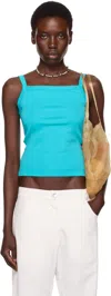 Flore Flore Ssense Exclusive Blue May Camisole In Blue