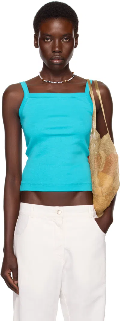 Flore Flore Ssense Exclusive Blue May Camisole