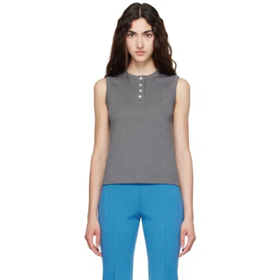 Flore Flore Ssense Exclusive Gray Jess Tank Top