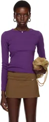 Flore Flore Ssense Exclusive Purple Max T-shirt In Purple