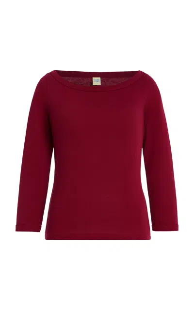 Flore Flore Steffi Cotton T-shirt In Red