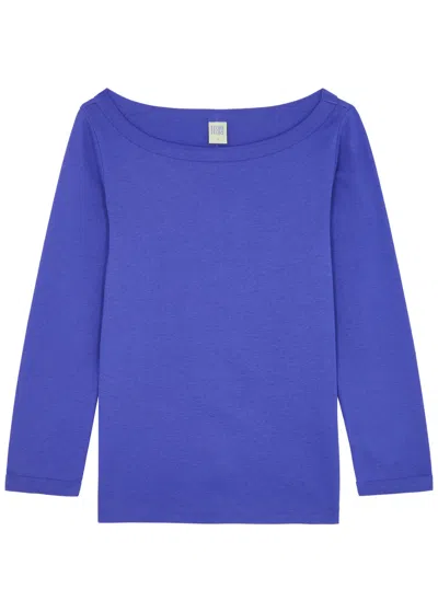 Flore Flore Steffi Cotton Top In Blue