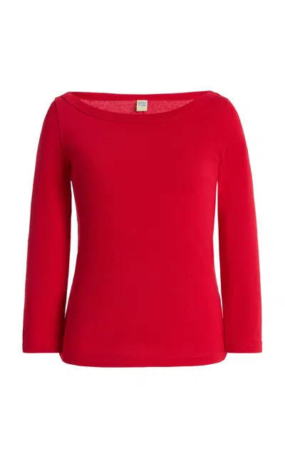 Flore Flore Steffi Cotton T-shirt In Red