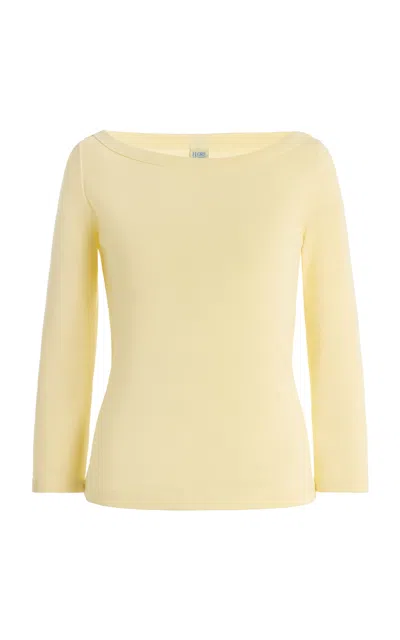 Flore Flore Steffi Cotton T-shirt In Yellow