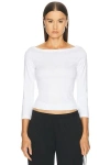 Flore Flore Steffi Tee In White