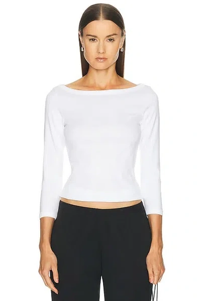 Flore Flore Steffi Tee In White