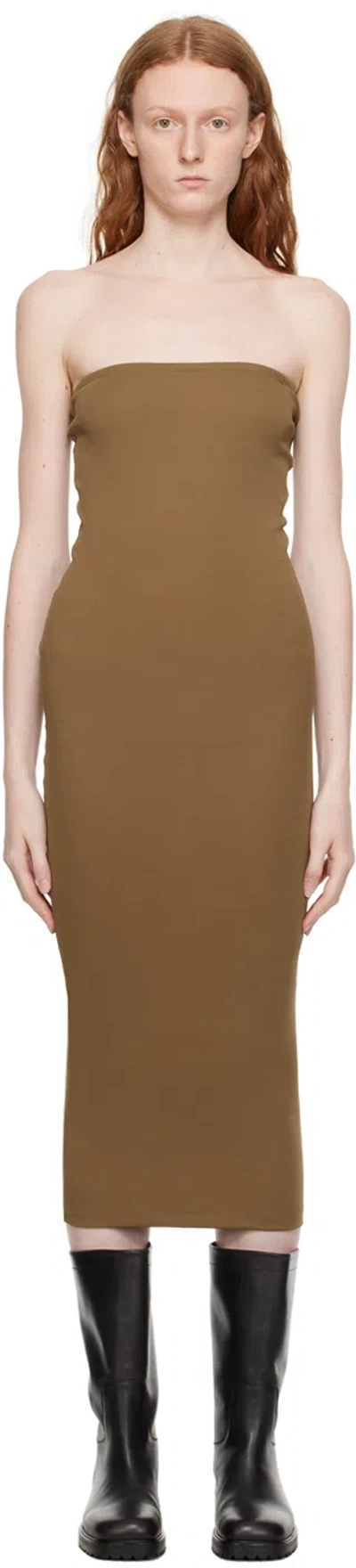 Flore Flore Tan Liv Midi Dress In Laurier