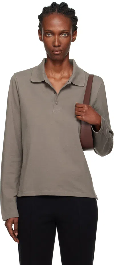 Flore Flore Taupe Diana Polo In Brown