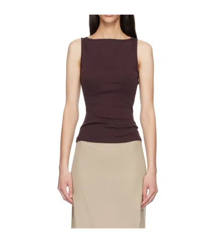 Flore Flore Timmi Vest In Brown