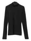 Flore Flore Turtleneck Long-sleeve Sweater In Black