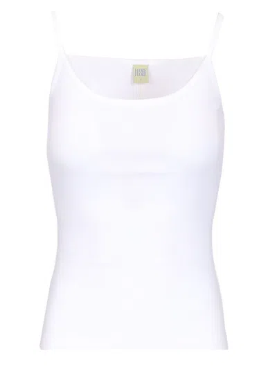 FLORE FLORE WHITE BIBI TANK TOP