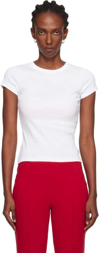 Flore Flore White Car Baby T-shirt