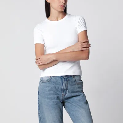 Flore Flore White Car Tee Organic Cotton Tshirt