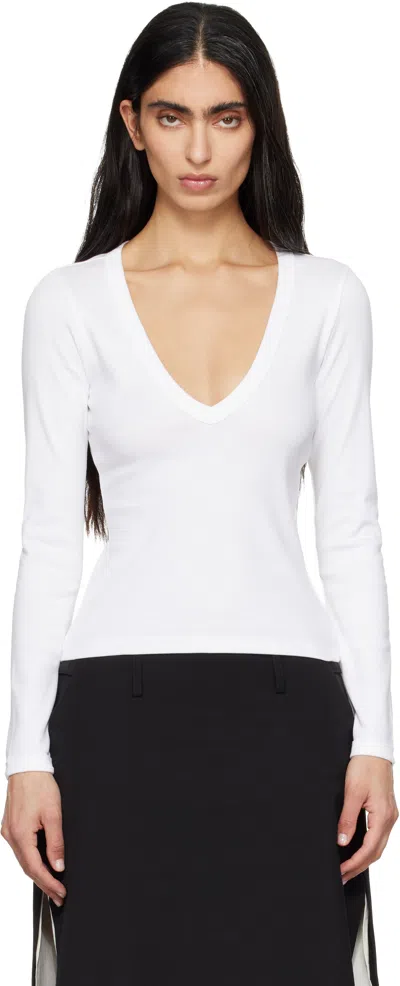 Flore Flore White Dewi Longsleeve T-shirt