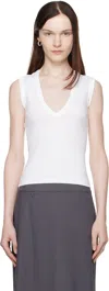 Flore Flore Dewi Organic Cotton Tank Top In White