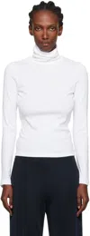 Flore Flore White Dinah Turtleneck In White