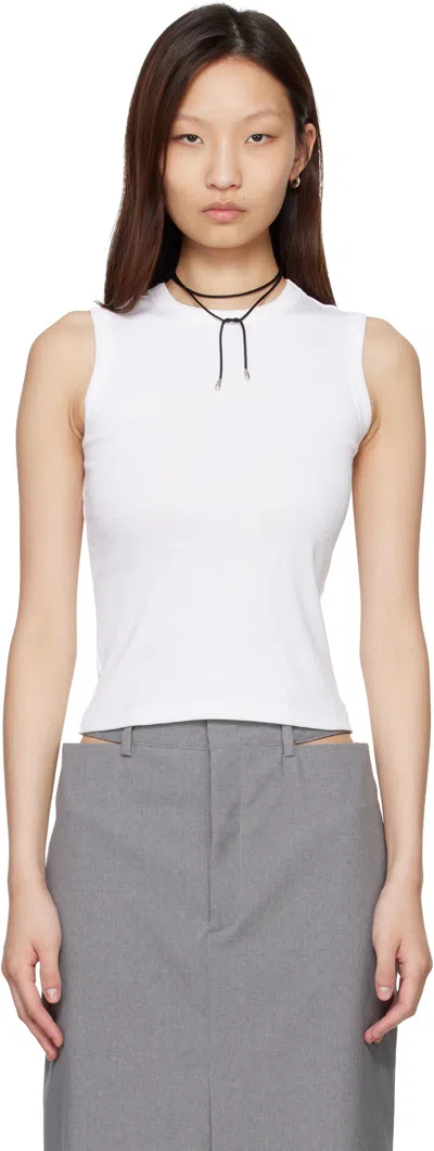 Flore Flore White Esmé Tank Top