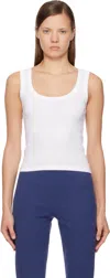 Flore Flore White Hillie Tank Top In White