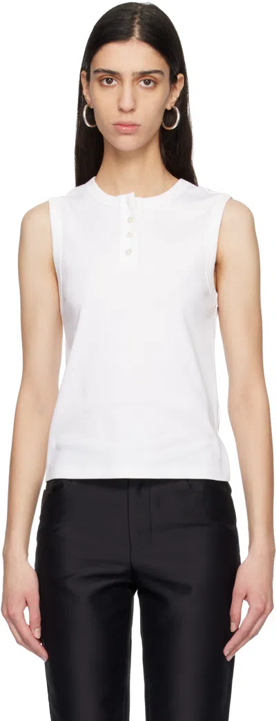 Flore Flore White Jess Tank Top