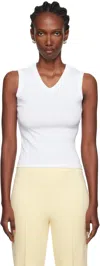 Flore Flore White Jill Tank Top In White