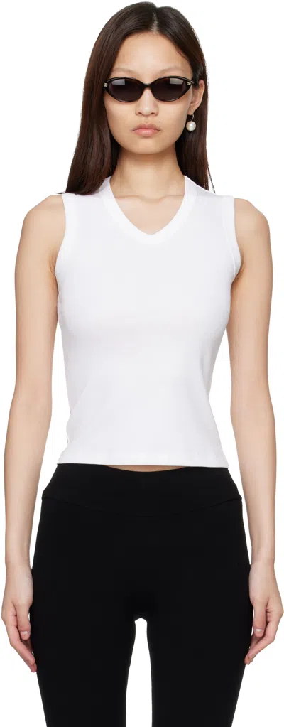 Flore Flore White Jill Tank Top