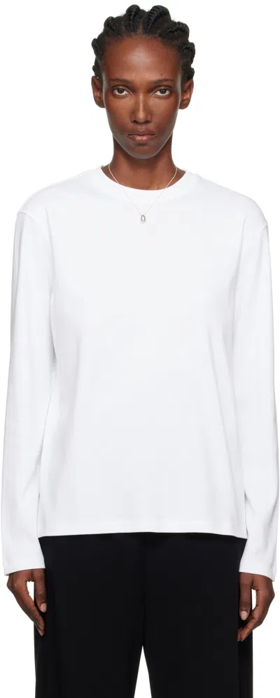 Flore Flore White Maggie Longsleeve T-shirt