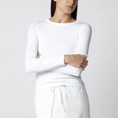 Flore Flore White Max Organic Cotton Long-sleeve T-shirt