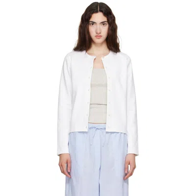 Flore Flore White Poppy Cardigan