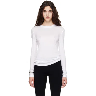 Flore Flore White Sophie Longsleeve T-shirt