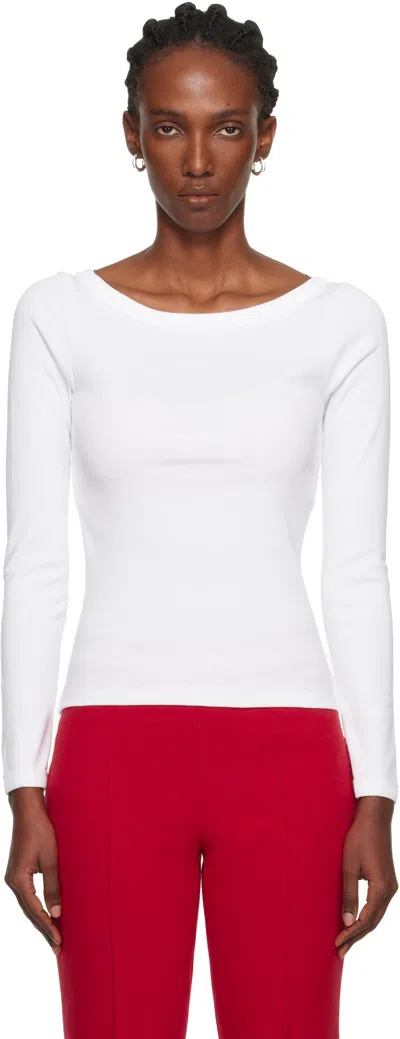 Flore Flore White Steffi Longsleeve T-shirt