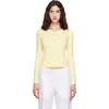 Flore Flore Yellow Jill Longsleeve T-shirt In Yellow