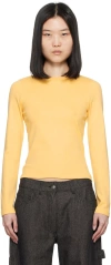 Flore Flore Yellow Max Long Sleeve T-shirt In Buttercup