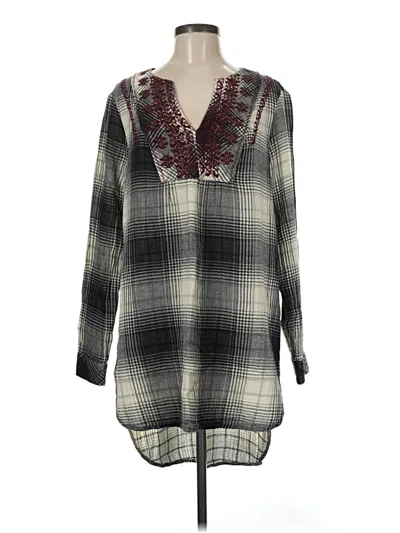 Pre-owned Floreat 3/4 Sleeve Blouse In Black