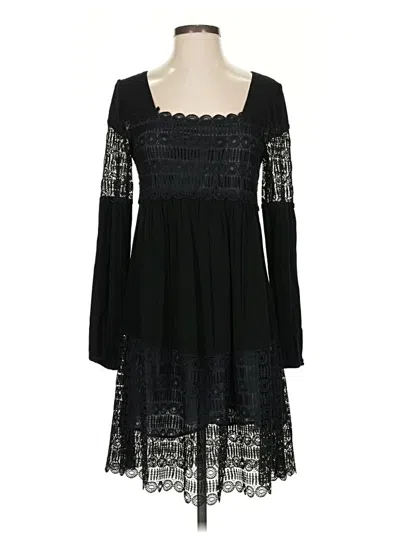 Pre-owned Floreat Casual Dress In Black