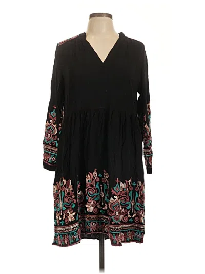 Pre-owned Floreat Casual Dress In Black