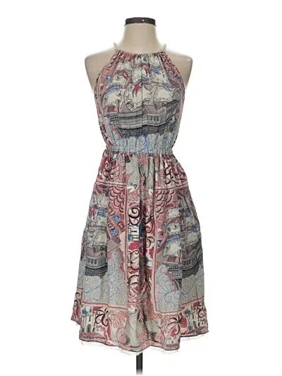 Pre-owned Floreat Casual Dress In Gray