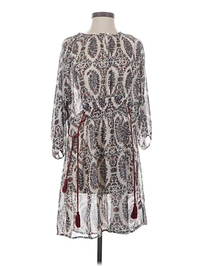 Pre-owned Floreat Casual Dress In Silver