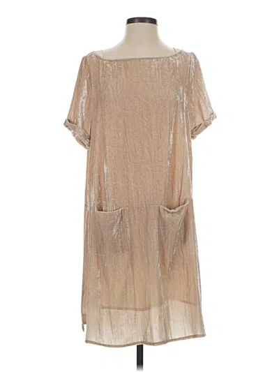 Pre-owned Floreat Casual Dress In Tan