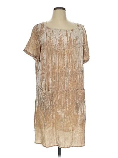Pre-owned Floreat Casual Dress In Tan