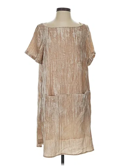 Pre-owned Floreat Casual Dress In Tan