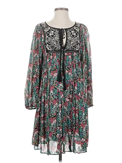 Pre-owned Floreat Casual Dress In Teal