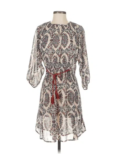 Pre-owned Floreat Casual Dress In White